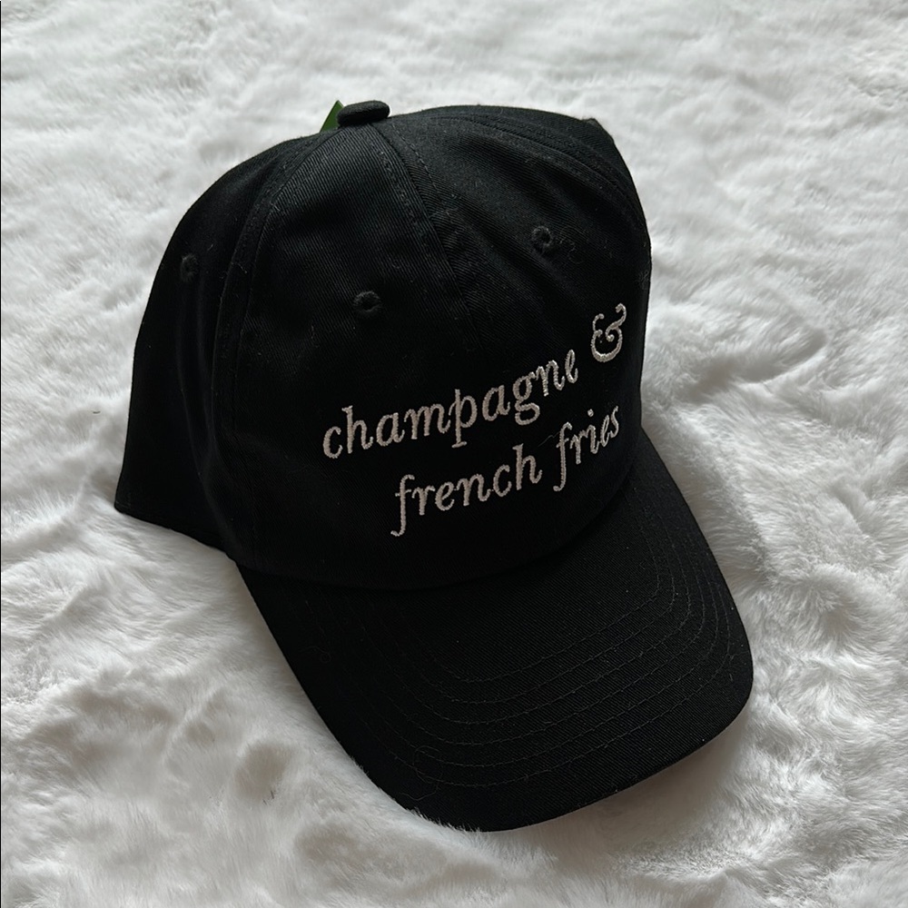 NWT Target Kate Spade Champagne & French Fries Adjustable Baseball Cap - Picture 4 of 5